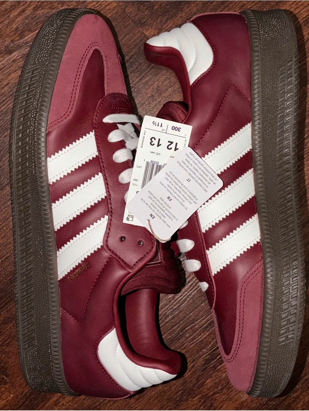 Adidas size 12 samba